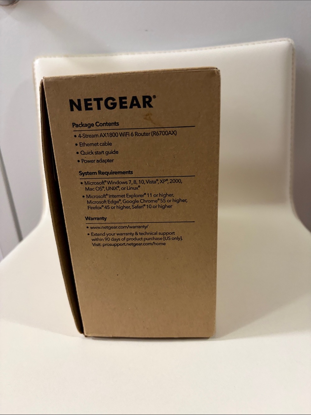 Netgear Nighthawk AX1800 WiFi 6 Router (R6700AX) - Picture 5 of 7